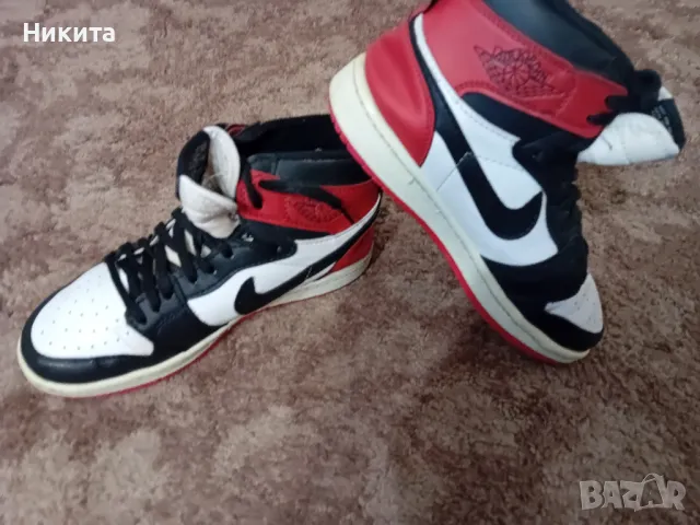 Найк Air Jordan-кожен кец 38-39 номер, снимка 3 - Кецове - 50223507