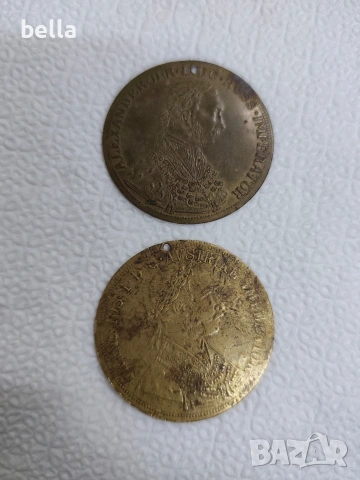 2 Месингови пендара за накит ,различни голям размер