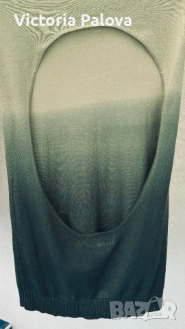 Италиански дизайнерски топ SILVIAN HEACH омбре и изрязан гръб , снимка 10 - Корсети, бюстиета, топове - 51768865