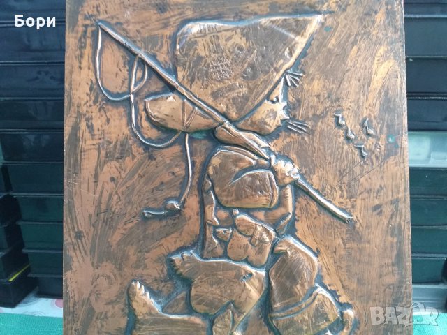 Медна картина, снимка 4 - Картини - 29248629