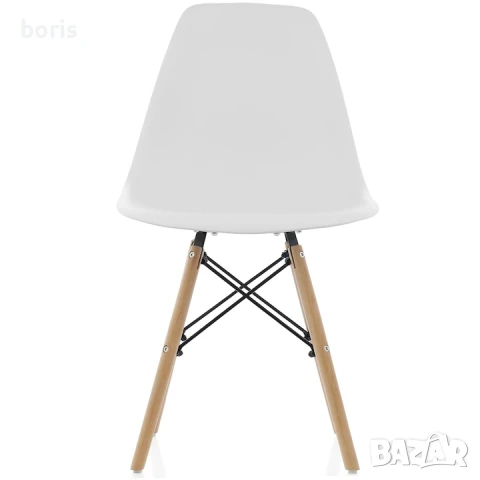 Комплект столове Dining Kring Kai – 4 броя, Бял, снимка 4 - Столове - 50910421