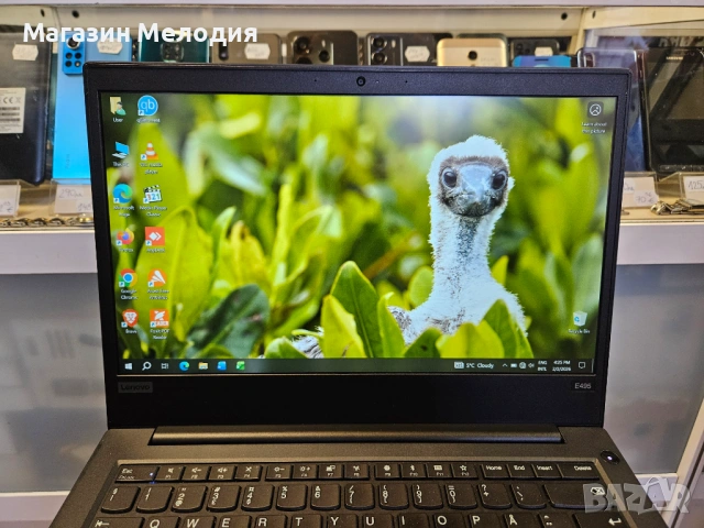 14" лаптоп Lenovo E495 Ryzen 3, RAM 8GB, 256GB SSD, Video Radeon Vega, преинсталира и готов за употр, снимка 4 - Лаптопи за дома - 53333602