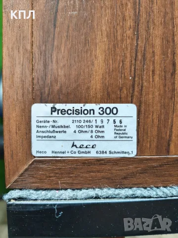 Тонколони HECO Precision 300, снимка 14 - Тонколони - 56171855