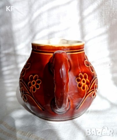 ⚜️ Винтидж голяма кана Heisterholz-keramik 1 литър ⚜️, снимка 2 - Антикварни и старинни предмети - 39727306