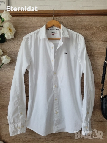 Бяла риза TOMMY HILFIGER 