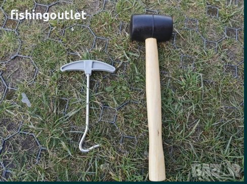  Монтажен комплект за палатка - колчета, гумен чук, въже, ластици и др 20 лв., снимка 6 - Екипировка - 30908359