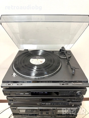 🔊Ретро аудио система - сет TECHNICS - усилвател, сд плеър, двукасетъчен дек, тунер и грамофон🔊, снимка 5 - Аудиосистеми - 53054494
