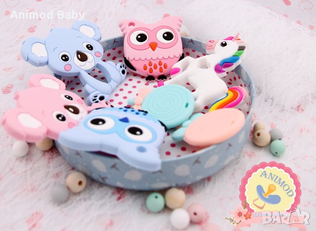 Силиконова чесалка гризалка