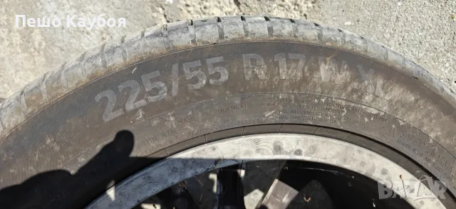 Оригинални 17ц.Алум Джанти Ауди с гуми25г, снимка 5 - Гуми и джанти - 55804491