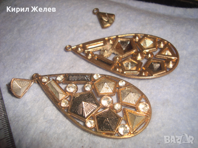 ЗЛАТИСТИ КРАСИВИ СТИЛНИ СКЪПОЦЕННИ ОБЕЦИ с ЦИРКОНИ 4254, снимка 7 - Обеци - 36541527