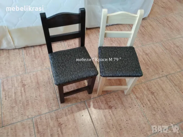 Детско столче от дърво, снимка 2 - Мебели за детската стая - 49554168