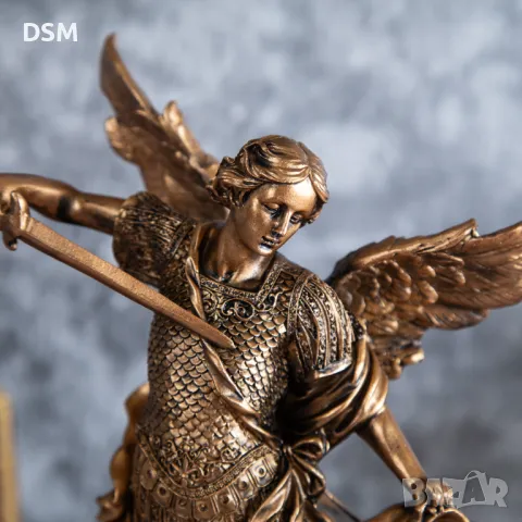 Статуетка Архангел Михаил Фигура За Декорация, снимка 4 - Статуетки - 47543082