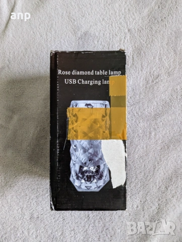 Кристална LED лампа Rose Diamond | Дистанционно и батерия, снимка 6 - Друга електроника - 53940450