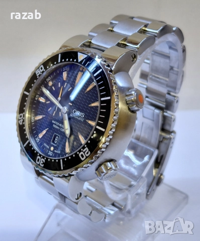 Oris Small Second Automatic Diver-1000m., снимка 5 - Мъжки - 52806523