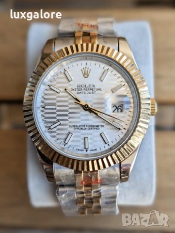 Мъжки часовник Rolex Datejust Two-Tone с автоматичен механизъм, снимка 2 - Мъжки - 51799437