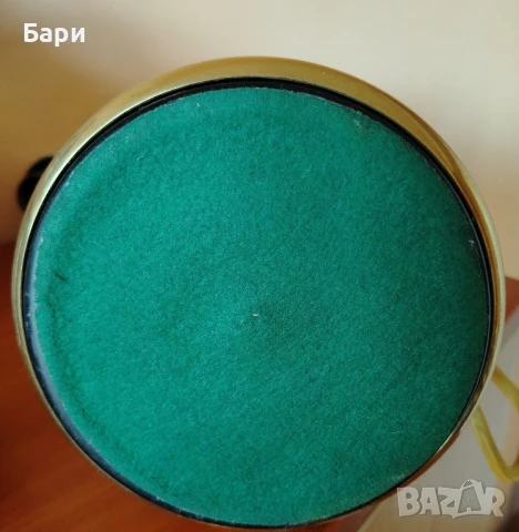 Стара антична месингова настолна лампа с лебедова шия, снимка 12 - Колекции - 51348449