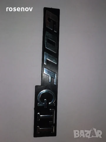 Емблема Фолксваген голф 1 гти logo vw golf1 gti 