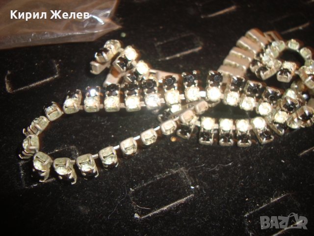 КРАСИВО РЕТРО КОЛИЕ с МНОГО КРИСТАЛИ и КАМЪНИ 72801, снимка 10 - Колиета, медальони, синджири - 30635942