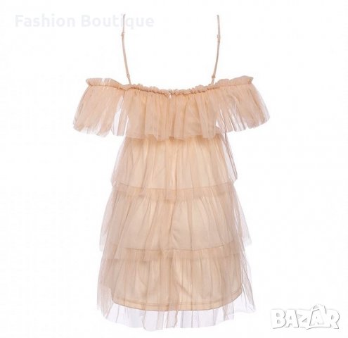 Елегантна рокля с тюл, снимка 7 - Рокли - 30265668