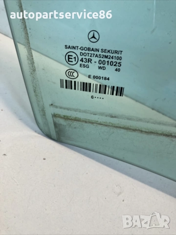 Стъкло за задна дясна врата за Mercedes W211 280 CDI (2007) , снимка 2 - Части - 53886536