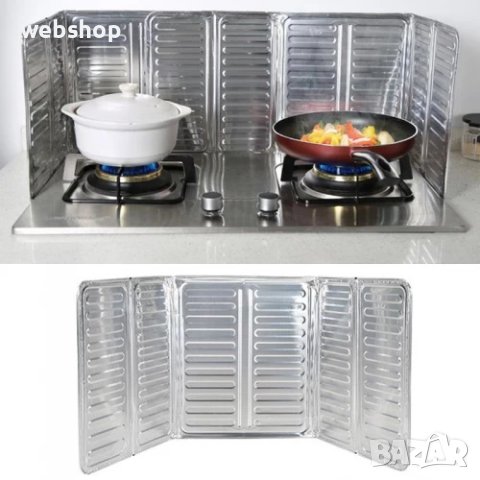 Предпазител за котлони тип алуминиев параван, снимка 1