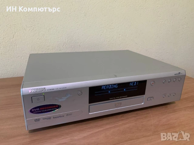 Продавам DVD рекордер Philips DVDR 980, снимка 3 - Плейъри, домашно кино, прожектори - 50997731