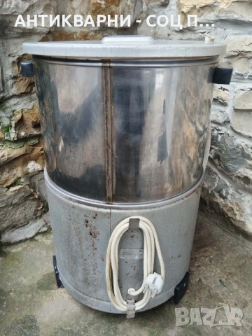 Стара Соц Българска Пералня РОСА 01 / 1988 г. / РАБОТЕЩА!, снимка 4 - Антикварни и старинни предмети - 53223049