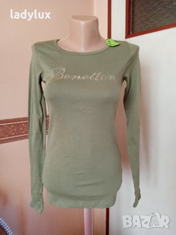 United Colors of Benetton, 100% Памук, Размер ХS. Код 1166, снимка 7 - Блузи с дълъг ръкав и пуловери - 30613242