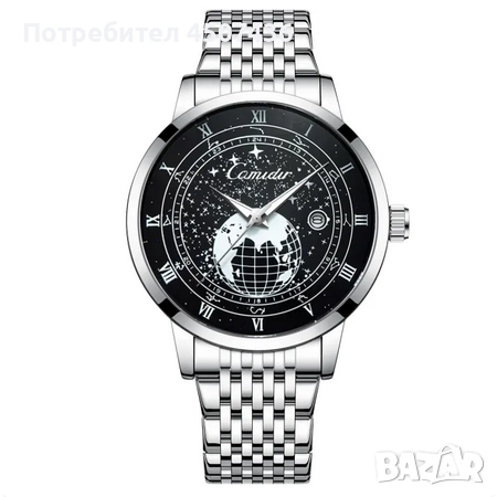 COMUDIR кварцов часовник,календар,водоустойчив,неръждаема стомана,луминесцентен циферблат, снимка 7 - Мъжки - 52800532