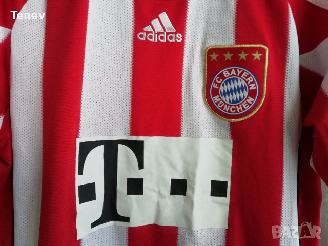 Bayern Munich Adidas оригинална тениска фланелка Байерн Мюнхен S  , снимка 3 - Тениски - 38009702