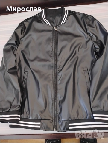 Модерно КОЖЕНО ЯКЕ, снимка 4 - Якета - 54096475