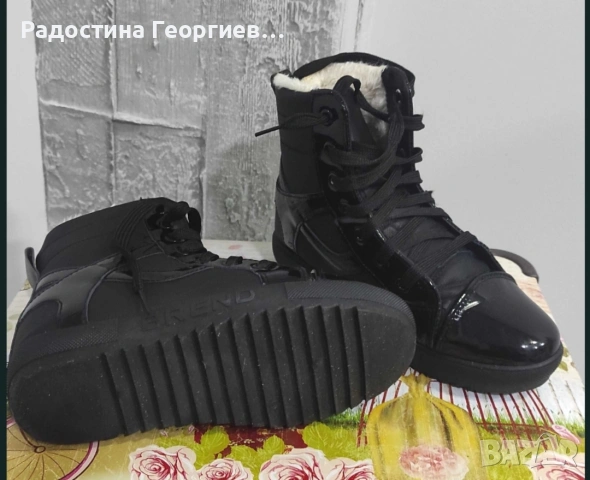 Топли зимни боти с вата , снимка 4 - Дамски боти - 53060251