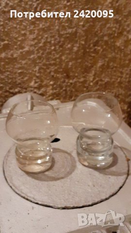 Стъклени кръчмарски чашки от  соца-10лв, снимка 1