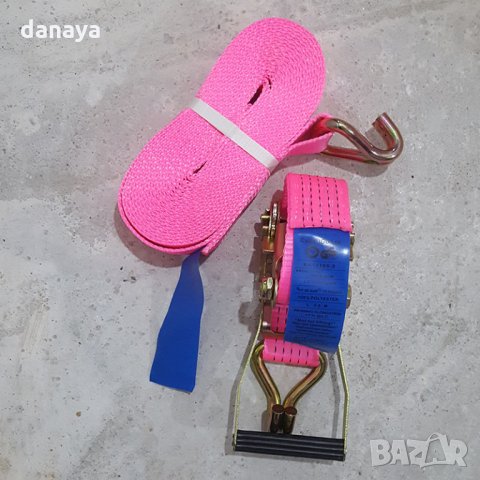 1870 Транспортен колан с тресчотка за товари багаж 9 метра, снимка 2 - Други стоки за дома - 31082787