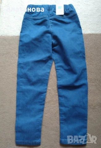 Дънки за момиче 4-5 г, снимка 6 - Детски панталони и дънки - 45299004