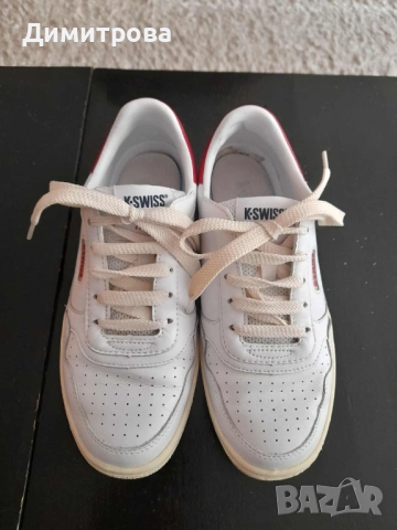 Дамски маратонки естествена кожа  K Swiss Classic Slim Court 38.5н