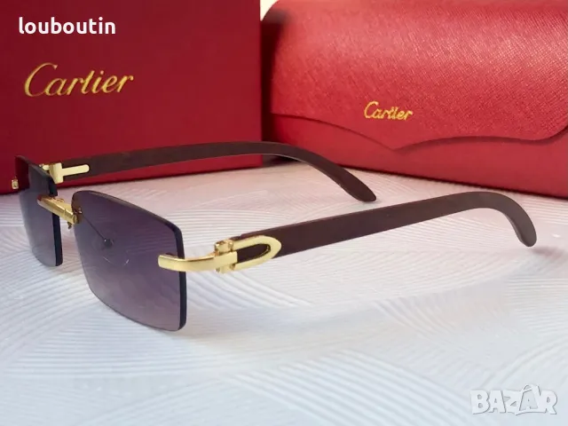 Cartier 2024 мъжки слънчеви очила, снимка 17 - Слънчеви и диоптрични очила - 48009402