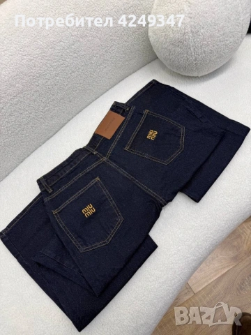 Дънки miu miu , снимка 2 - Дънки - 54020497