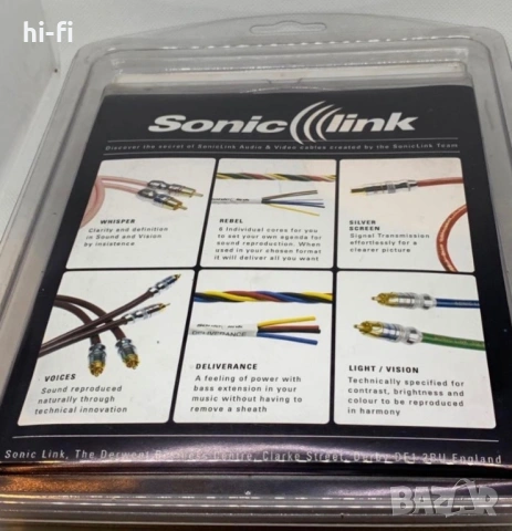 Sonic Link (Black Rhodium) Voices / Аудио Кабели, снимка 12 - Ресийвъри, усилватели, смесителни пултове - 53155782