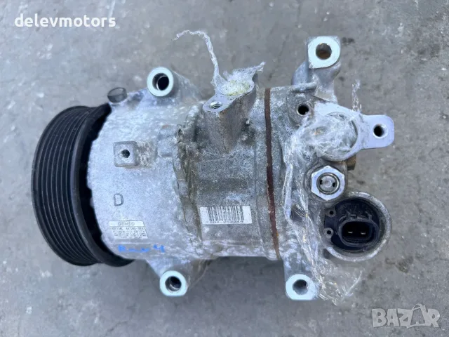 447280-7950 компресор за климатик Denso 6SES14C от Toyota RAV4 2.0 D ALA4, двигател 1ADFTV, снимка 3 - Части - 55890996