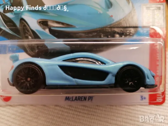 💕🧸 Hot Wheels McLaren PI  QUARTER Mile Herdes, снимка 1