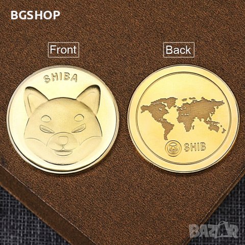 Shiba Inu coin / Шиба Ину монета ( SHIB ) - Gold, снимка 3 - Нумизматика и бонистика - 38258949