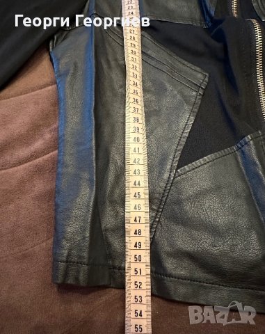 Страхотно якенце с кожени елементи, снимка 7 - Якета - 44303917