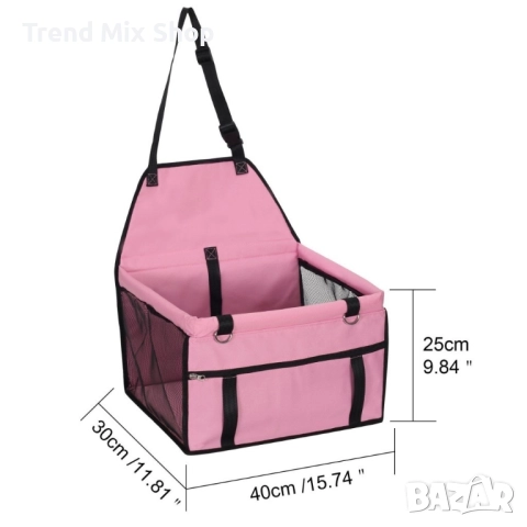 Седалка за куче, за кола P E T L I F E, снимка 4 - Аксесоари и консумативи - 51548007