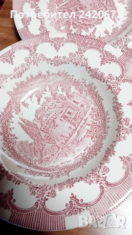 чинии английски порцелан Ironstone, снимка 2 - Чинии - 52629296