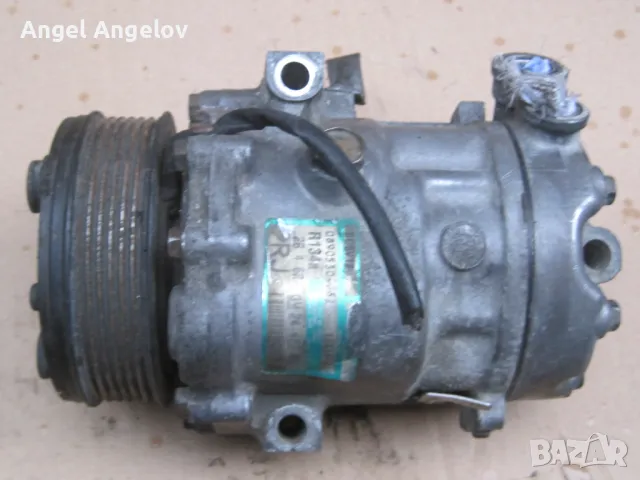 Компресор климатик за Opel Astra G 1.7 DTI 75 к.с., SD6V12 Sanden 24422013, 1998-2004, OPEL Astra H , снимка 1