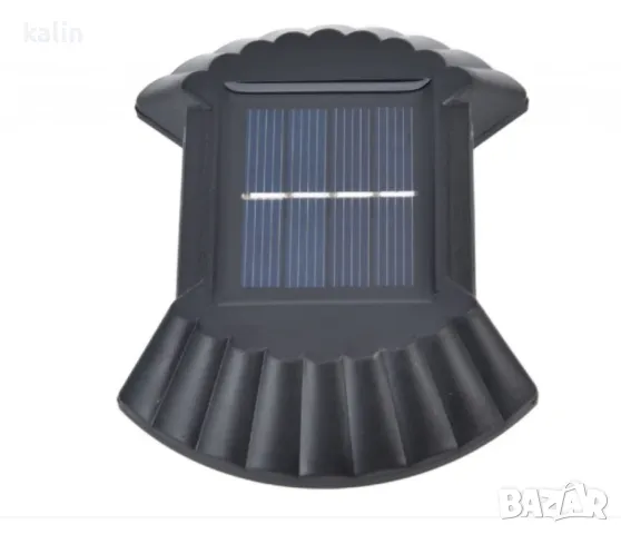 Комплект от 4 външни соларни лампи с LED, Прахоустойчиви