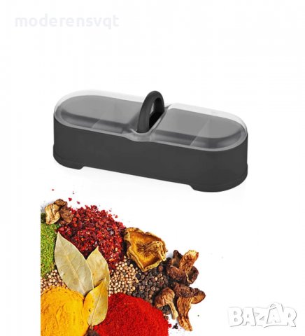 Кутия за съхранение, за подправки и чай, 4 отделения