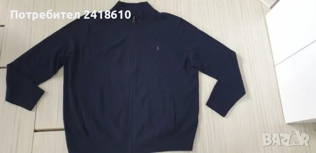 POLO Ralph Lauren Cardigan Merino Knitted Full Zip Mens Size 2XL НОВО! ОРИГИНАЛ! Мъжка Вълнена Жилет, снимка 14 - Пуловери - 48253427