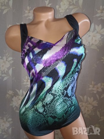 Sunflaer L- Цял оригинален качествен бански в змийски принт 